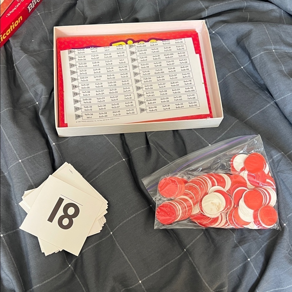 Trend Enterprises Multiplication Bingo Learning Game Complete Set - Picture 4 of 7